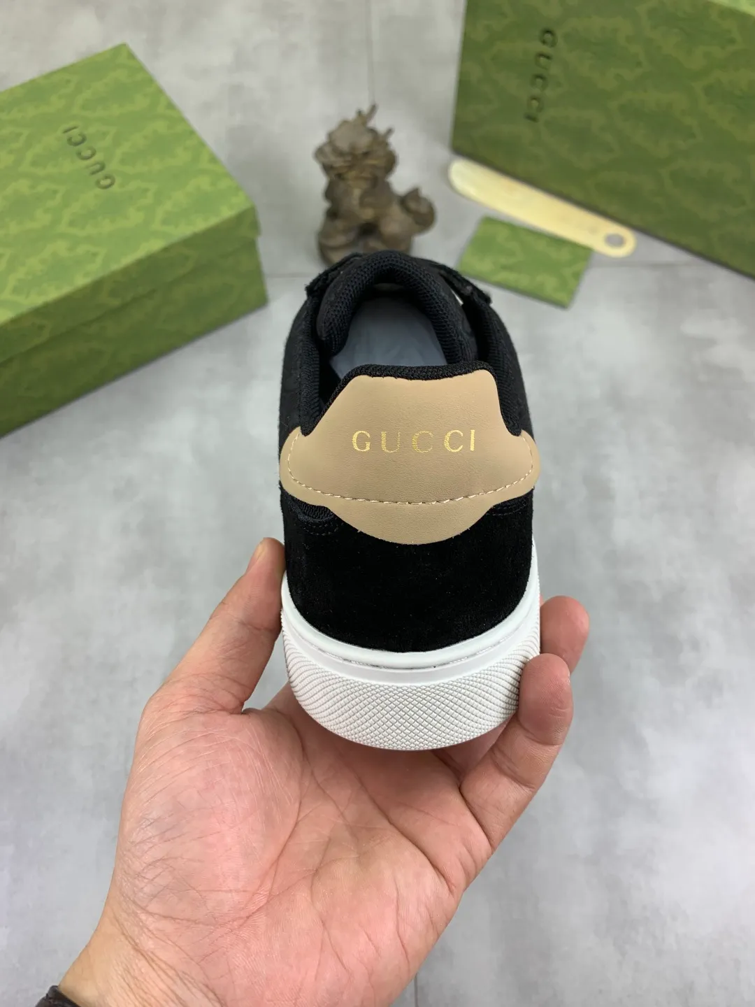 Men's men's shoes 💰P440💰 [New model] (GUCCI) official website's latest 🎁🎁casual and fashionable men's shoes 👟, hot style 💥 style is simple and elegant, exclusive for trendy men. Unique official website's latest brand double G elements Original 👑Gucci decoration, fashionable and generous, the fabric is original frosted calfskin✅Fully imported first-layer pigskin lining, the official website specifies wear-resistant, lightweight original rubber casual outsole, the classic model is taken in real life🎬38-44 3️⃣ colors available
